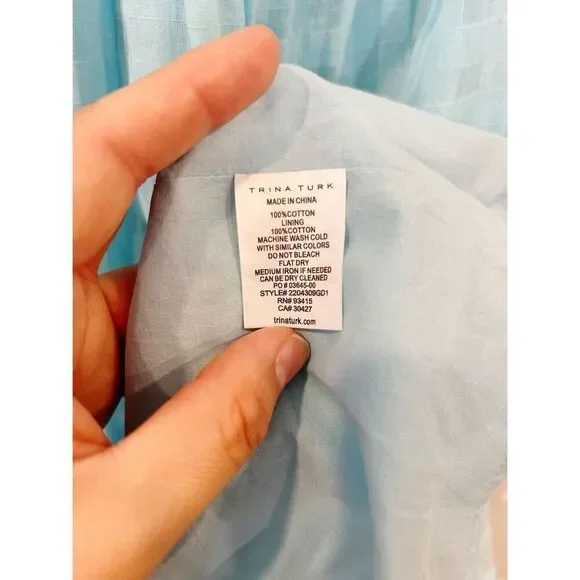 Trina Turk Women’s Tiered Full Length Sunglasses Dress XL - Picture 8 of 8